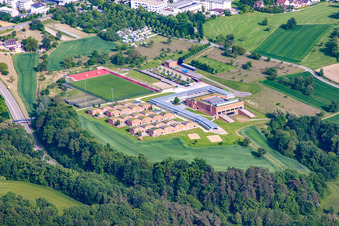 Vue aérienne de Auditorium de durcissement à Überlingen dans le département Bade-Wurtemberg, Allemagne