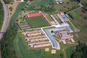 Vue aérienne de Collège de Salem à Überlingen dans le département Bade-Wurtemberg, Allemagne