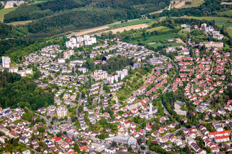 Vue aérienne de Burgbergring à Überlingen dans le département Bade-Wurtemberg, Allemagne