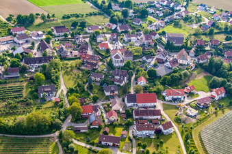 Vue oblique de Quartier Lippertsreute in Überlingen dans le département Bade-Wurtemberg, Allemagne