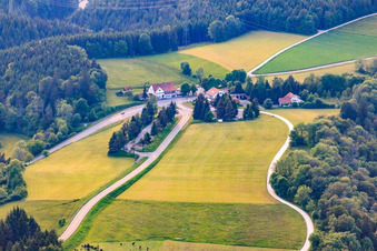 Vue aérienne de Alpinisme à Fridingen an der Donau dans le département Bade-Wurtemberg, Allemagne