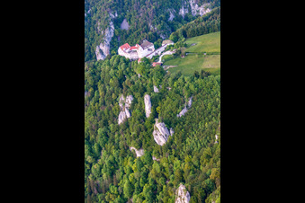 Photographie aérienne de Gorges du Danube à Leibertingen dans le département Bade-Wurtemberg, Allemagne