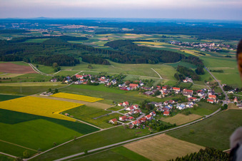 Vue aérienne de Quartier Langenhart in Meßkirch dans le département Bade-Wurtemberg, Allemagne