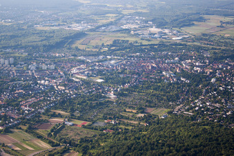Quartier Durlach in Karlsruhe dans le département Bade-Wurtemberg, Allemagne d'en haut