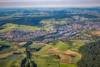 Photographie aérienne de Quartier Diedelsheim in Bretten dans le département Bade-Wurtemberg, Allemagne