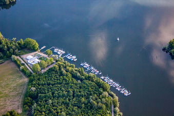 Photographie aérienne de Club d'aviron Rastatt 1898 eV à Elchesheim-Illingen dans le département Bade-Wurtemberg, Allemagne