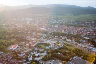 Photographie aérienne de Wissembourg dans le département Bas Rhin, France