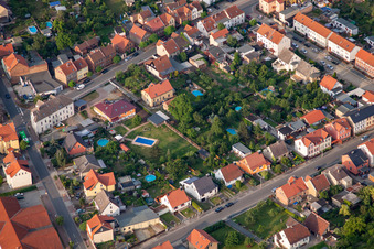 Vue aérienne de Rue Rübchen à Thale dans le département Saxe-Anhalt, Allemagne