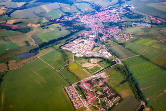 Vue aérienne de Quartier Hasselfelde in Oberharz am Brocken dans le département Saxe-Anhalt, Allemagne