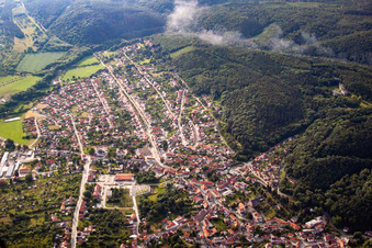Photographie aérienne de Avenue de Pâques à le quartier Gernrode in Quedlinburg dans le département Saxe-Anhalt, Allemagne