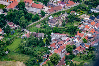 Vue aérienne de Quartier Cochstedt in Hecklingen dans le département Saxe-Anhalt, Allemagne
