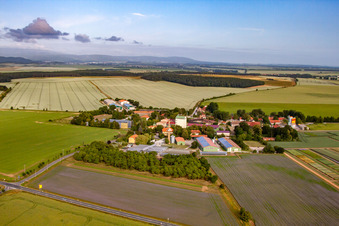 Vue aérienne de Quartier Böhnshausen in Halberstadt dans le département Saxe-Anhalt, Allemagne
