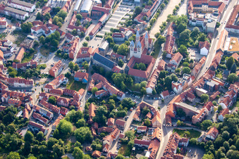 Photographie aérienne de Église Notre-Dame à Halberstadt dans le département Saxe-Anhalt, Allemagne