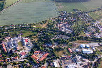Vue aérienne de Miracle spatial à Bullerberg à Halberstadt dans le département Saxe-Anhalt, Allemagne