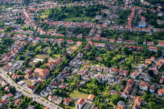 Vue aérienne de Entre la B185 et l'Allee à Ballenstedt dans le département Saxe-Anhalt, Allemagne
