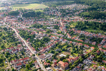 Photographie aérienne de Entre la B185 et l'Allee à Ballenstedt dans le département Saxe-Anhalt, Allemagne