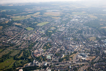 Canterbury à Thanington dans le département Angleterre, Grande Bretagne d'en haut