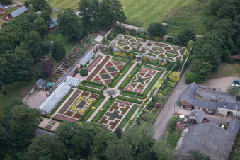 Vue d'oiseau de Bridlington dans le département Angleterre, Grande Bretagne