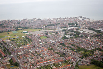 Enregistrement par drone de Bridlington dans le département Angleterre, Grande Bretagne