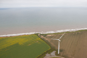 Vue aérienne de Out Newton dans le département Angleterre, Grande Bretagne