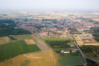 Loon-Plage dans le département Nord, France d'en haut