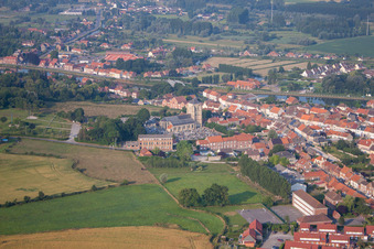 Photographie aérienne de Watten dans le département Nord, France