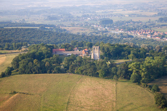 Vue oblique de Watten dans le département Nord, France