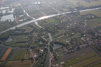 Saint-Omer dans le département Pas de Calais, France d'en haut