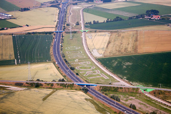 Vue aérienne de DK-PORT à Bourbourg dans le département Nord, France