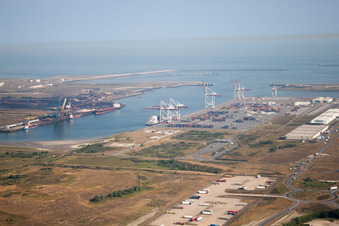 Photographie aérienne de Port à Loon-Plage à Loon-Plage dans le département Nord, France