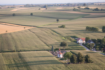Image drone de Salmbach dans le département Bas Rhin, France