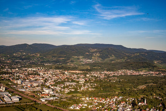 Vue aérienne de Devant le Hornisgrinde à Achern dans le département Bade-Wurtemberg, Allemagne
