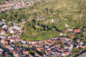 Vue aérienne de Parc municipal de Grimmelshausen Renchen à Renchen dans le département Bade-Wurtemberg, Allemagne