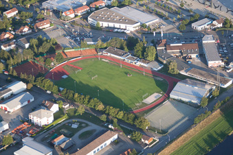 Vue aérienne de Offenburg dans le département Bade-Wurtemberg, Allemagne