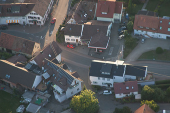 Vue aérienne de Jarret à le quartier Elgersweier in Offenburg dans le département Bade-Wurtemberg, Allemagne