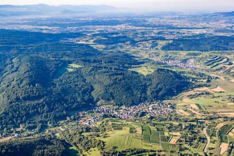Vue aérienne de Quartier Bleichheim in Herbolzheim dans le département Bade-Wurtemberg, Allemagne