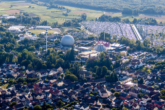 Vue aérienne de Centre de loisirs - Parc d'attractions Europa-Park à Rust dans le département Bade-Wurtemberg, Allemagne