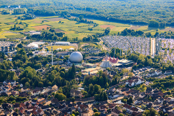 Photographie aérienne de Europapark Rust depuis l'est à Rust dans le département Bade-Wurtemberg, Allemagne
