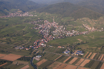 Quartier Eisental in Bühl dans le département Bade-Wurtemberg, Allemagne vue du ciel