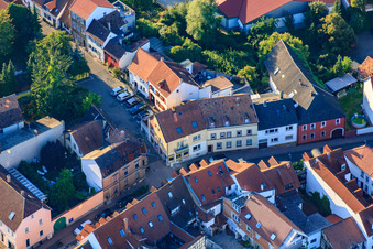 Vue aérienne de Donnersgasse x Hauptstr à Germersheim dans le département Rhénanie-Palatinat, Allemagne