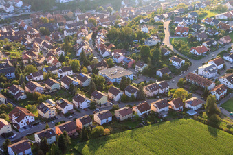 À Rothsberg à Ispringen dans le département Bade-Wurtemberg, Allemagne vue du ciel