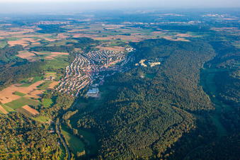 Photographie aérienne de Eisingen dans le département Bade-Wurtemberg, Allemagne