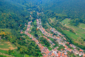 Vue aérienne de Talstr à le quartier SaintMartin in Sankt Martin dans le département Rhénanie-Palatinat, Allemagne