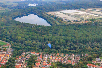 Vue aérienne de Kolpingstr à Lingenfeld dans le département Rhénanie-Palatinat, Allemagne