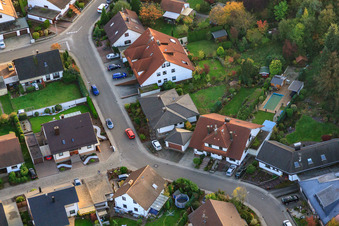 Enregistrement par drone de Südring x Pfarrer-Löser-Straße à Rülzheim dans le département Rhénanie-Palatinat, Allemagne