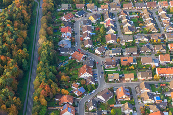 Südring x Pfarrer-Löser-Straße à Rülzheim dans le département Rhénanie-Palatinat, Allemagne vue du ciel