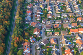 Image drone de Südring x Pfarrer-Löser-Straße à Rülzheim dans le département Rhénanie-Palatinat, Allemagne