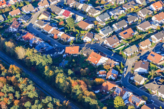 Anneau Sud à Rülzheim dans le département Rhénanie-Palatinat, Allemagne hors des airs