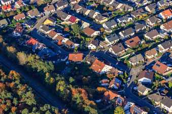 Anneau Sud à Rülzheim dans le département Rhénanie-Palatinat, Allemagne vue d'en haut