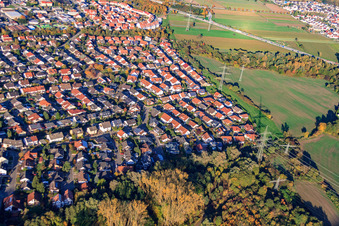Anneau Sud à Rülzheim dans le département Rhénanie-Palatinat, Allemagne vue du ciel